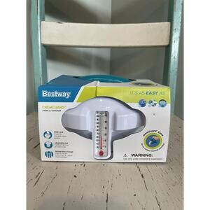 Bestway Flowclear Pool Chemical Floater With Chemguard‎ Glove NEW Child Lock